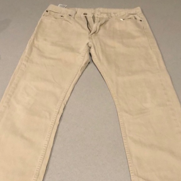 Levi's 505 Tan Jeans White Tab 33x30 - Picture 2 of 4